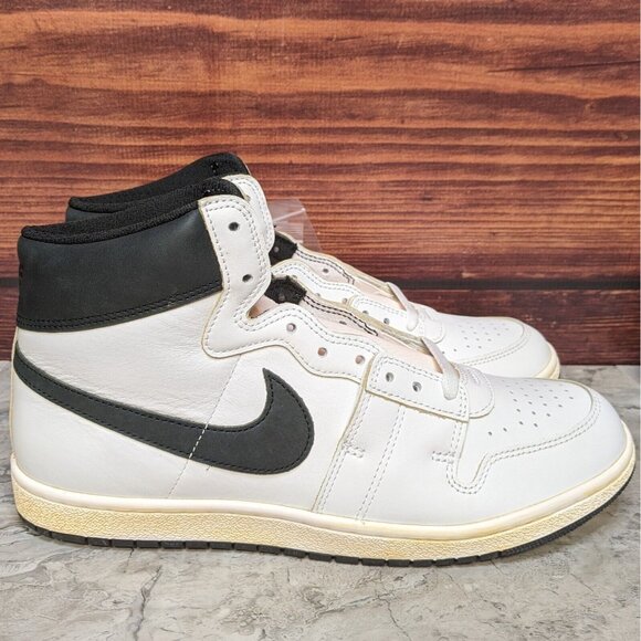 Nike Jordan Air Ship PE x A Ma Maniere Men's 11.5 White Black Shoes DX4976-100 - Picture 3 of 13